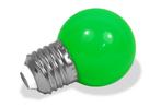 Led lamp Groen E27 fitting | 1 watt, Verzenden