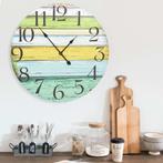 vidaXL Wandklok 60 cm MDF meerkleurig, Verzenden, Nieuw