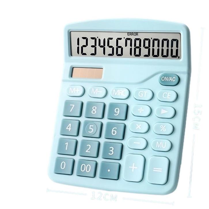 Rekenmachine Met Grote Toetsen - Kantoor - Groot - Blauw, Verzamelen, Overige Verzamelen, Verzenden