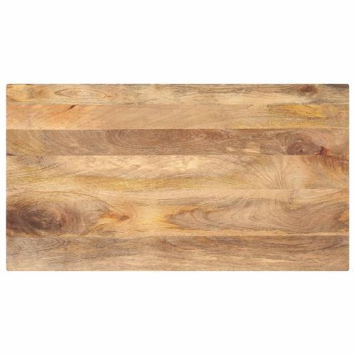 vidaXL Tafelblad rechthoekig 100x60x3,8 cm massief mangohout, Huis en Inrichting, Tafelonderdelen, Nieuw, Verzenden