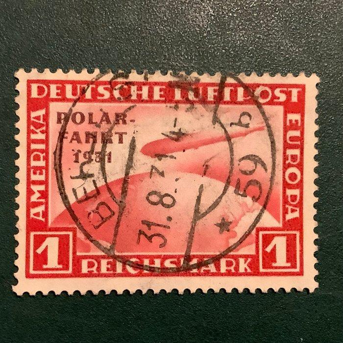 Duitse Rijk 1931 - 1 Mark Polar Fahrt - Michel 456, Postzegels en Munten, Postzegels | Europa | Duitsland