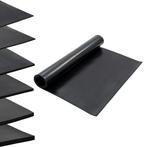 vidaXL Vloermat anti-slip 8 mm glad 1,2x2 m rubber, Doe-het-zelf en Bouw, Verzenden, Nieuw