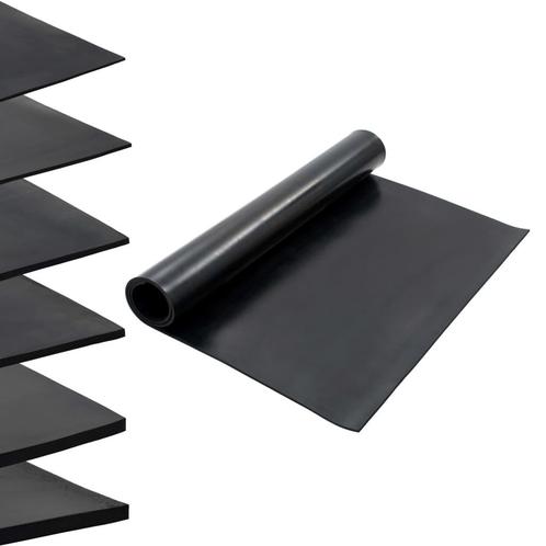 vidaXL Vloermat anti-slip 8 mm glad 1,2x2 m rubber, Doe-het-zelf en Bouw, Vloerdelen en Plavuizen, Nieuw, Verzenden