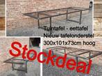 Tafelonderstel 300x101x73cm H - eettafel - tuintafel - tafel, Tuin en Terras, Tuintafels, Ophalen, Nieuw, Rechthoekig, Metaal