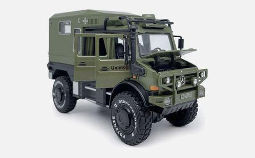 Camion miniature - Camper Caravan fuoristrada Unimog U4000, Hobby en Vrije tijd, Modelauto's | 1:5 tot 1:12