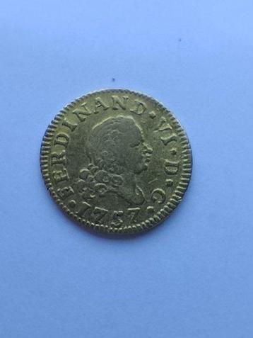 Espagne. Ferdinand VI. Medio Escudo 1757 Madrid JB