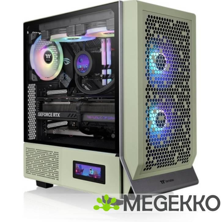 Thermaltake Ceres 300 TG Midi Tower Groen, Computers en Software, Computerbehuizingen, Nieuw, Verzenden