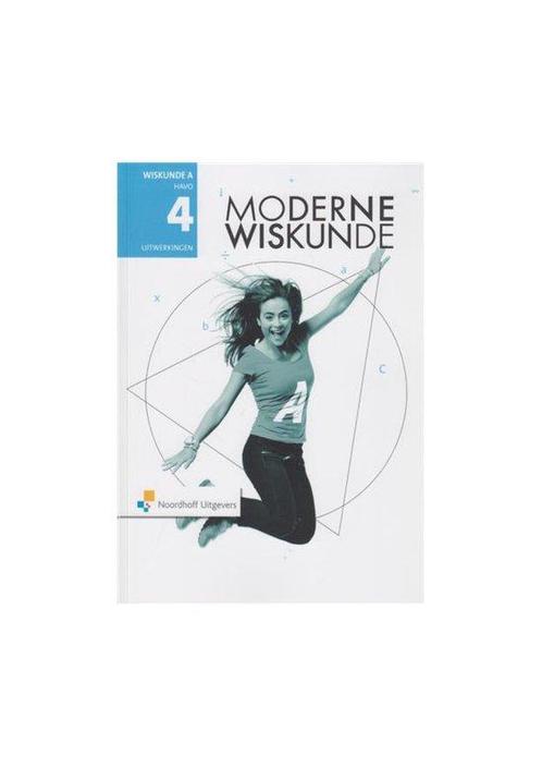 Moderne Wiskunde 11e ed havo 4 wiskunde A uitwerkingenboek, Livres, Livres scolaires, Envoi