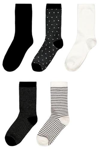 HEMA Dames Sokken - 5 Paar Zwart