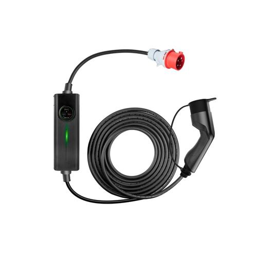 Mobiele Lader Audi S6 - Type 2 - 16A 3 fase, Auto-onderdelen, Elektronica en Kabels