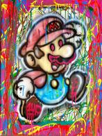 Outside - Paper Mario color splash x Jackson Pollock-