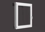 PVC raam draaikiep b100xh100 cm Wit, Nieuw, Dubbelglas, 80 tot 120 cm, Ophalen of Verzenden