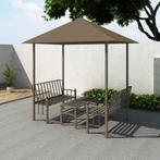 vidaXL Pavillon de jardin et table et bancs 2,5x1,5x2,4m, Jardin & Terrasse, Verzenden, Neuf