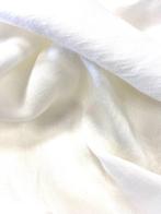 2 x 305 x 180 cm - Tissu lin blanc (2) - Lin - XXIe siècle