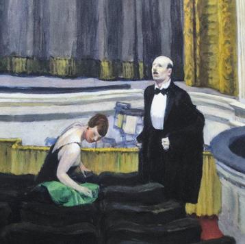 Edward Hopper (1882-1967) (after) - Two on the Aisle, 1927