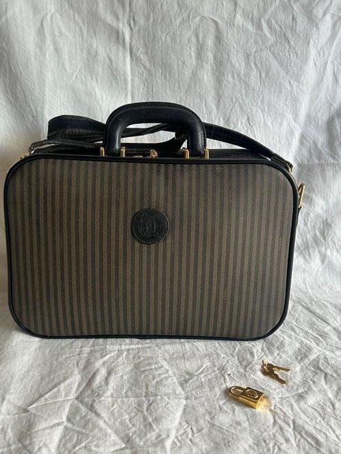 Fendi - Borsa da viaggio vintage - Fendi Pequin - Sac de, Handtassen en Accessoires, Tassen | Damestassen