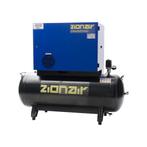 Compressor gedempt 4kW 400V 11 bar 270L tank ster-driehoek, Ophalen of Verzenden, Nieuw