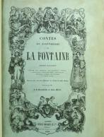 La Fontaine / Tony Johannot, Déveria, Fragonard e.a. -, Antiek en Kunst