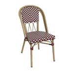 Nieuwe Terrasstoel Elly / Rood- Vintage/Café, Tuin en Terras, Ophalen