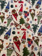 5 meters Christmas theme fabric with christmas gnome -