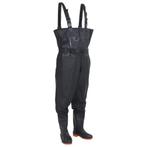 vidaXL Waadpak met laarzen en riem maat 44 zwart, Watersport en Boten, Verzenden, Nieuw