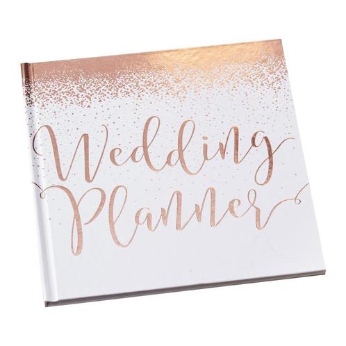 Rose Gouden Wedding Planner 21cm, Hobby en Vrije tijd, Feestartikelen, Nieuw, Verzenden