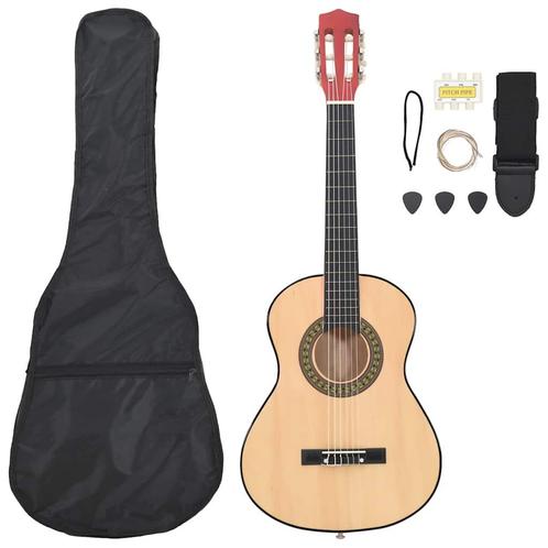 vidaXL 8-delige Gitaarset klassiek kinderen en beginner 1/2, Muziek en Instrumenten, Snaarinstrumenten | Gitaren | Akoestisch