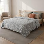 Telo d’Arredo Orlato – Camelia op Blauw – Dekbedovertrek /