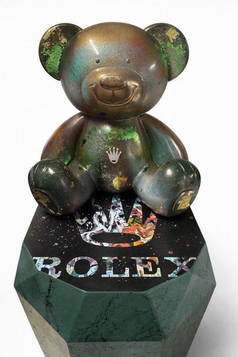 Daluxe Art - 1999 • XXL Rolex Bear Display (70cm), Antiek en Kunst, Kunst | Designobjecten