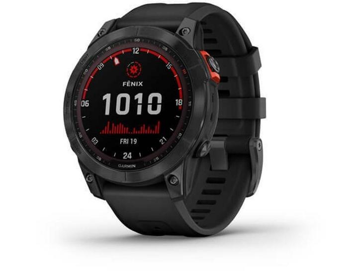 Garmin fnix 7 Solar - Smartwatch - 1,3 scherm - Grijs, Bijoux, Sacs & Beauté, Montres connectées, Envoi