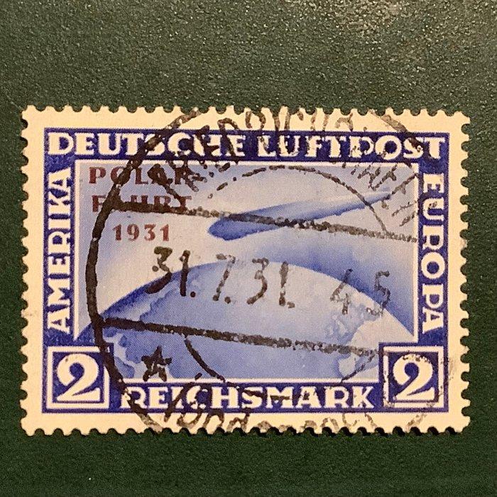 Duitse Rijk 1931 - 2 Mark Polar Fahrth - Michel 457, Postzegels en Munten, Postzegels | Europa | Duitsland