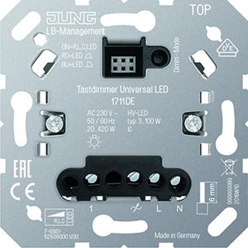 Jung Dimmer - 1711DE, Doe-het-zelf en Bouw, Bouwverlichting, Verzenden