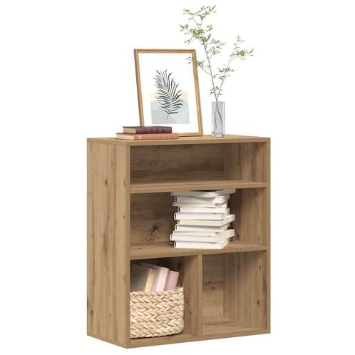 vidaXL Boekenkast 60x30x71,5 cm bewerkt hout artisanaal, Huis en Inrichting, Kasten | Boekenkasten, Nieuw, Verzenden