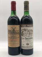 Mixed lot of 2 x 75cl rustic French reds from 1982 (rood), Ophalen of Verzenden, Rode wijn