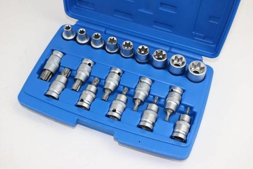 TM 19 Delige 1/2 Inwendige en Uitwendige Torx Doppenset, Auto diversen, Autogereedschap, Verzenden