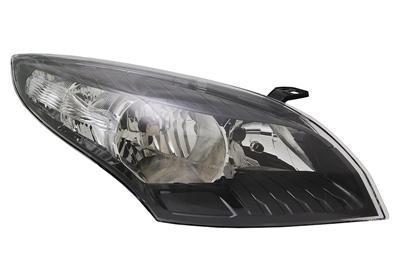 Renault Megane 2009-2012 Zwart Koplamp Rechts (Koplampen), Auto-onderdelen, Verlichting, Nieuw, Verzenden