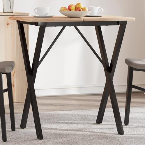 vidaXL Eettafelpoten X-frame 60x50x73 cm gietijzer, Maison & Meubles, Pièces pour table, Envoi