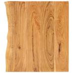 vidaXL Wastafelblad 58x52x2,5 cm massief acaciahout, Doe-het-zelf en Bouw, Verzenden, Nieuw