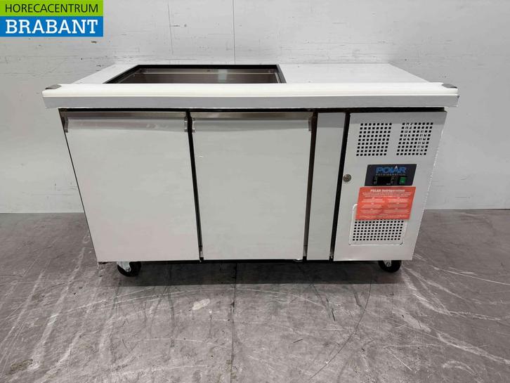 Polar CT393 RVS Koelwerkbank 2 deuren 136 cm 230V Horeca, Zakelijke goederen, Horeca | Keukenapparatuur, Ophalen of Verzenden