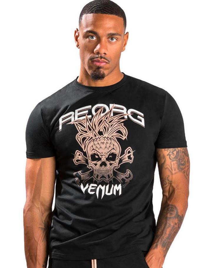 Venum Reorg V2 T-Shirt Zwart, Kleding | Heren, Sportkleding, Zwart, Maat 46 (S) of kleiner, Nieuw, Vechtsport, Verzenden