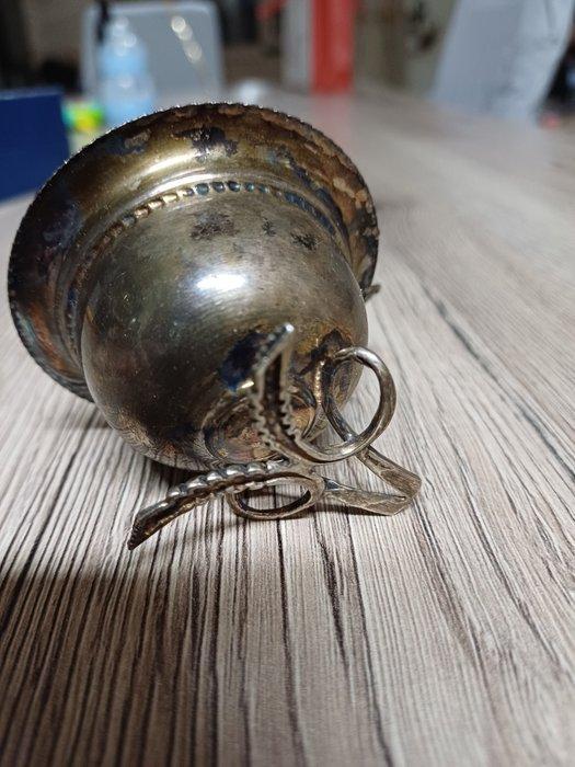 Suikerkom - testa di cigno - rijk - Zilveren suikerpot 800, Antiek en Kunst, Antiek | Zilver en Goud