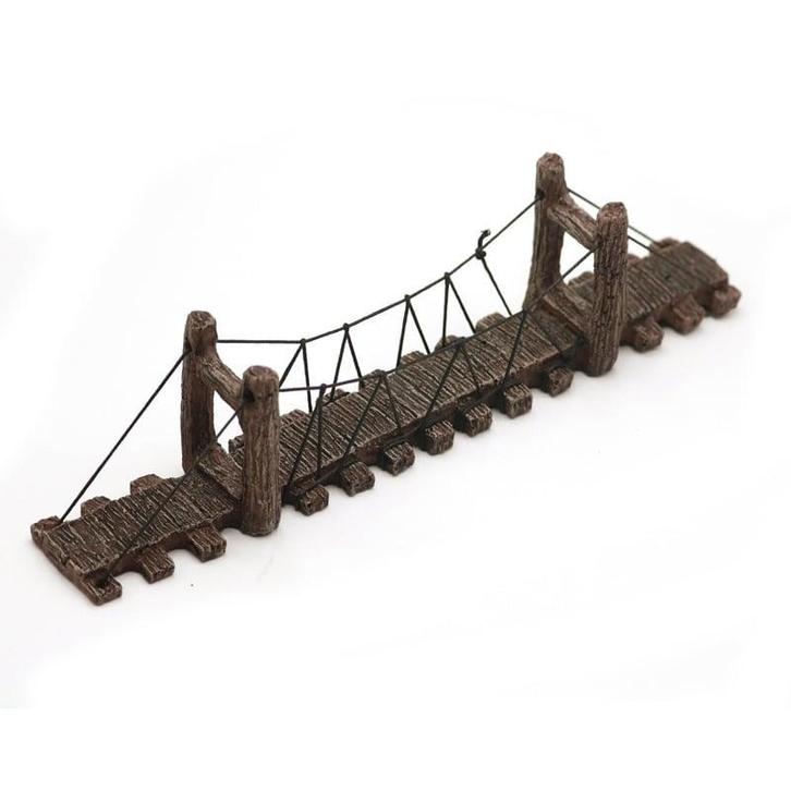 Houten loopbrug medium OS-171 - aquarium decoratie, Dieren en Toebehoren, Vissen | Aquaria en Toebehoren, Sierelement, Nieuw, Ophalen of Verzenden