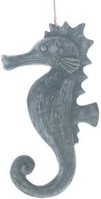 Zeepaardje polyresin Lichtblauw 12x4x23 cm per stuk, Nieuw