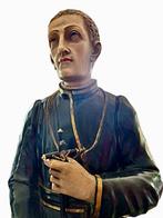 Kerkbeeld - Sint Jan Berchmans Handgeverft in Zwart en Goud, Antiek en Kunst