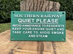 Plaque - Panneau ferroviaire - Southern Railway - Fonte