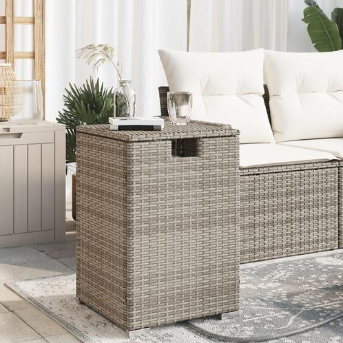vidaXL Afdekkast voor propaangasfles 40x40x60 cm Poly Rattan, Tuin en Terras, Tuintafels, Nieuw, Verzenden