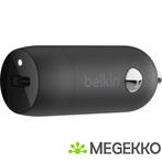 Belkin autolader USB-C 20W Power Delivery. zwart CCA003btBK, Nieuw, Verzenden