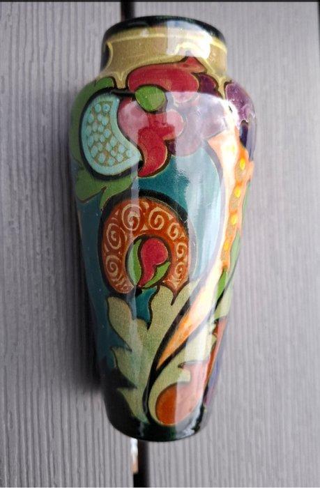 Plateelbakkerij Zuid-Holland - A.Shriek - Vaas - 93 -, Antiek en Kunst, Antiek | Glaswerk en Kristal