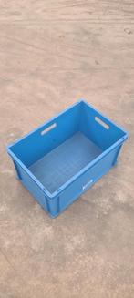 60x40x32 kunststof bak blauw PP open handgrepen korte en, Doe-het-zelf en Bouw, Kratten en Dozen, Ophalen of Verzenden, Nieuw