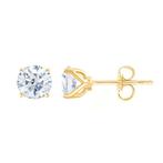 Oorbellen - 14 karaat Geel goud -  4.00ct. tw., Nieuw